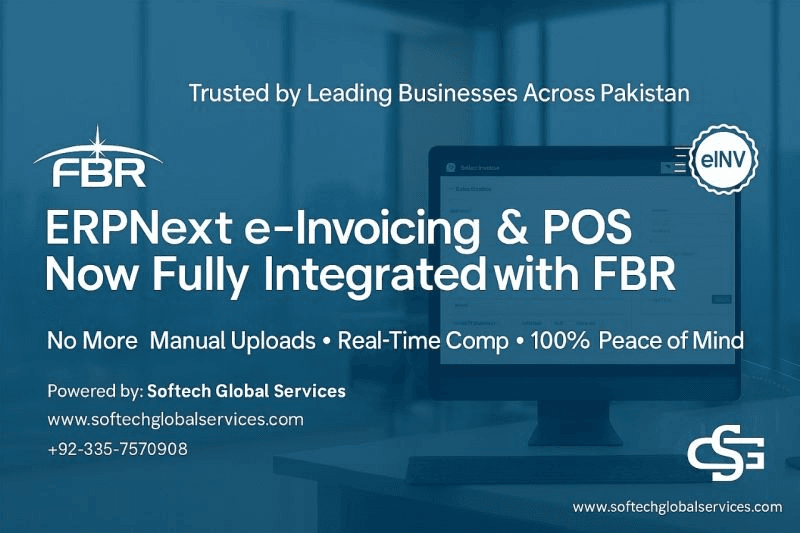 ERPNext FBR Integration in Pakistan: Direct E-Invoice Uploading Made Easy - Article Featured Image